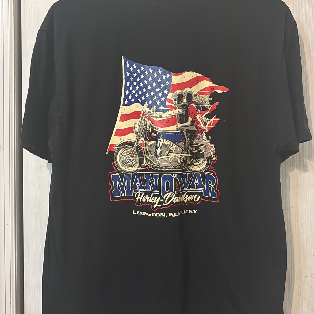 HarleyDavidson Man O War Lexington Ky Black Graphic TShirtXl